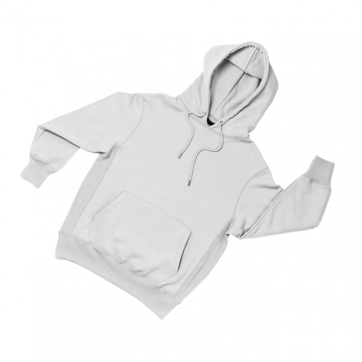 Somon Fermuarsız Kapüşonlu Promosyon Sweatshirt – Kanguru Cepli Logo Baskılı Sweatshirt
